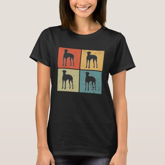 Rhodesian Ridgeback Vintage 4 T-Shirt (Vorderseite)