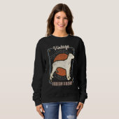 Rhodesian Ridgeback Vintage Retro Klassiker Hunde  Sweatshirt (Vorne ganz)
