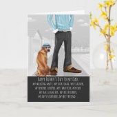 Rhodesian Ridgeback vom Tag des Hundes-Vaters Karte (Gelbe Blume)