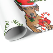 Rhodesian Ridgeback Weihnachten Geschenkpapier (Rolleneckpunkt)