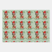 Rhodesian Ridgeback Weihnachten Geschenkpapier Set (Vorderseite 3)