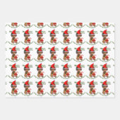 Rhodesian Ridgeback Weihnachten Geschenkpapier Set (Vorderseite 2)