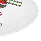 Rhodesian Ridgeback Weihnachten Schneidebrett (Ecke)