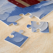 Rhodesian Ridgeback Weihnachtsboot Urlaub Puzzle (Seite)