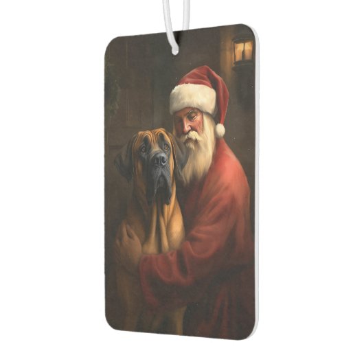 Rhodesian Ridgeback Weihnachtsfeiertag Autolufterfrischer (Links)