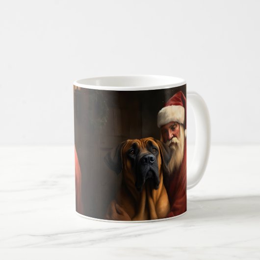 Rhodesian Ridgeback Weihnachtsfeiertag Kaffeetasse (VorderseiteRechts)