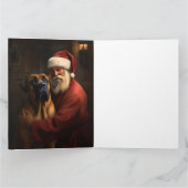 Rhodesian Ridgeback Weihnachtsfeiertag Karte (Innenseite)