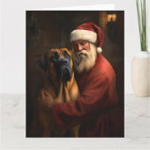 Rhodesian Ridgeback Weihnachtsfeiertag Karte (Vorderseite)