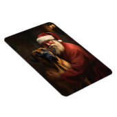 Rhodesian Ridgeback Weihnachtsfeiertag Magnet (Rechte Seite)