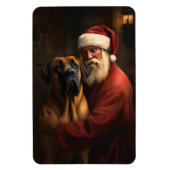 Rhodesian Ridgeback Weihnachtsfeiertag Magnet (Vertikal)