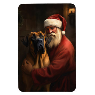 Rhodesian Ridgeback Weihnachtsfeiertag Magnet