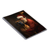 Rhodesian Ridgeback Weihnachtsfeiertag Notizblock (Rechte Seite)