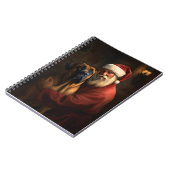 Rhodesian Ridgeback Weihnachtsfeiertag Notizblock (Linke Seite)