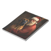 Rhodesian Ridgeback Weihnachtsfeiertag Notizblock (Rotiert)