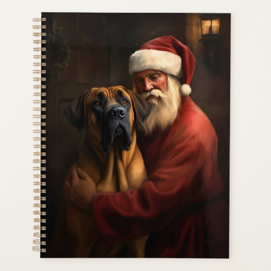 Rhodesian Ridgeback Weihnachtsfeiertag Planer (Vorderseite)
