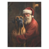 Rhodesian Ridgeback Weihnachtsfeiertag Tischdecke (Vorderseite)