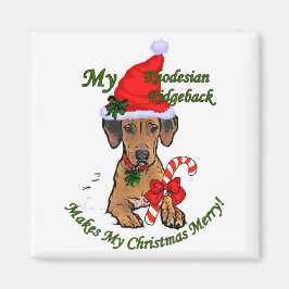 Rhodesian Ridgeback Weihnachtsgeschenke Magnet