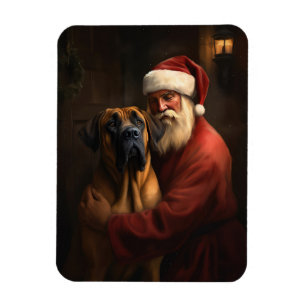 Rhodesian Ridgeback Weihnachtsmann Festive Weihnac Magnet