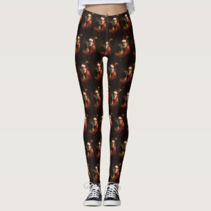 Rhodesian Ridgeback Weihnachtsmann Festives Weihna Leggings