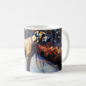 Rhodesian Ridgeback Weihnachtssaison Kaffeetasse (VorderseiteRechts)