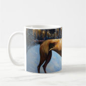 Rhodesian Ridgeback Weihnachtssaison Kaffeetasse (Links)