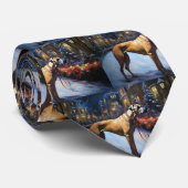 Rhodesian Ridgeback Weihnachtssaison Krawatte (Gerollt)
