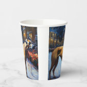 Rhodesian Ridgeback Weihnachtssaison Pappbecher (Links)