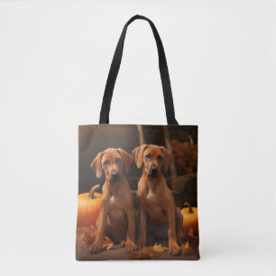 Rhodesian Ridgeback Welppy Autumn Delight Pumpkin Tasche