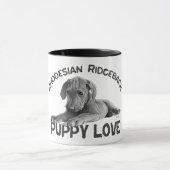 Rhodesian Ridgeback Zeichnen Tasse (Zentrum)