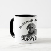 Rhodesian Ridgeback Zeichnen Tasse (Vorderseite Links)