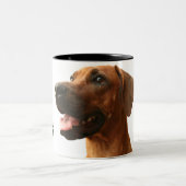 Rhodesian Ridgeback Zweifarbige Tasse (Mittel)