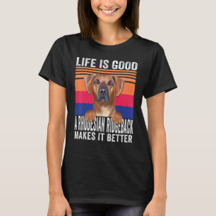 Rhodesian Ridgebacks Macht Dein Leben Gut Vintage T-Shirt