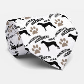 Rhodesian Ridgebacks Rule Krawatte (Gerollt)