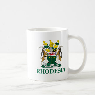 Rhodesien-Wappen Simbabwe Lustig Südafrika  Kaffeetasse