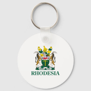 Rhodesien Wappen Simbabwe Lustig Südafrika Schlüsselanhänger