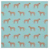 Rhodesier Rassack Hund Blau Stoff (Muster)