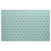 Rhodesier Rassack Hund Blau Stoff (Fat Quarter (45,7 x 55,9 cm))