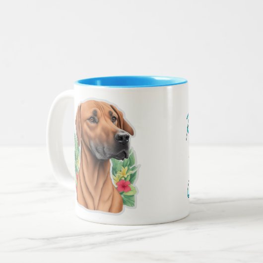 Rhodesische Ridgebacks sind meine Tasse Tee-Kaffee (Vorderseite Links)