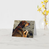 Rhodie in Ölen Karte (Gelbe Blume)