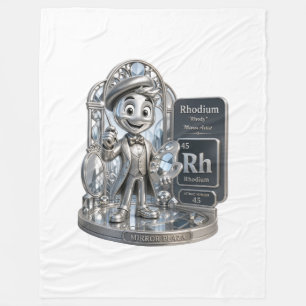 Rhodium-Charakter aus dem ATOMIVRA™ Fleecedecke