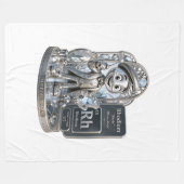 Rhodium-Charakter aus dem ATOMIVRA™ Fleecedecke (Vorderseite (Horizontal))