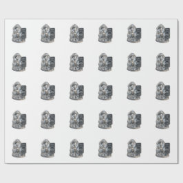 Rhodium-Charakter aus dem ATOMIVRA™ Geschenkpapier