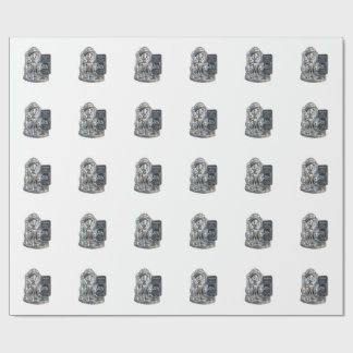 Rhodium-Charakter aus dem ATOMIVRA™ Geschenkpapier