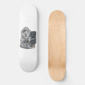 Rhodium-Charakter aus dem ATOMIVRA™ Skateboard (Vorderseite)