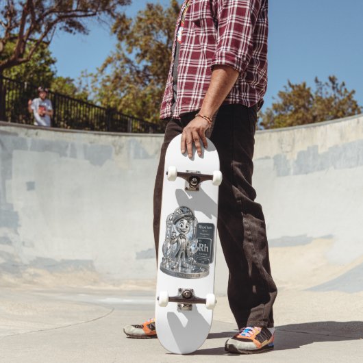 Rhodium-Charakter aus dem ATOMIVRA™ Skateboard (Außenbereich 2)