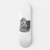 Rhodium-Charakter aus dem ATOMIVRA™ Skateboard (Vorderseite)