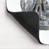 Rhodium-Charakter von ATOMIVRA™ Mousepad (Ecke)