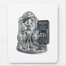 Rhodium-Charakter von ATOMIVRA™ Mousepad