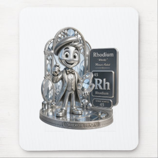 Rhodium-Charakter von ATOMIVRA™ Mousepad