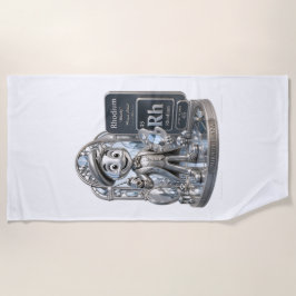 Rhodium-Charakter von ATOMIVRA™ Strandtuch